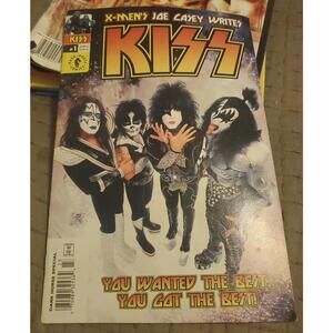 Kiss Comic Book #1 Dark Horse Comics 6/02 Photo Variant Cover Ace, Gene Paul